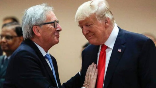 美总统与欧盟同意努力将关税降至零，欧美关税战得以避免！